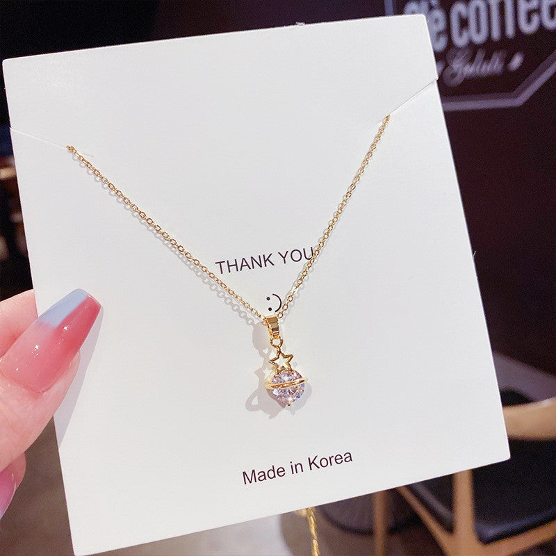 Wholesale Titanium Steel Necklace Women's All-match Sweet Chain Accessories